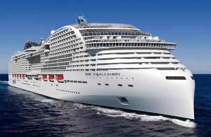 Msc World Europa ile Arap Yarımadası Gemi Turu cruise gemi turları